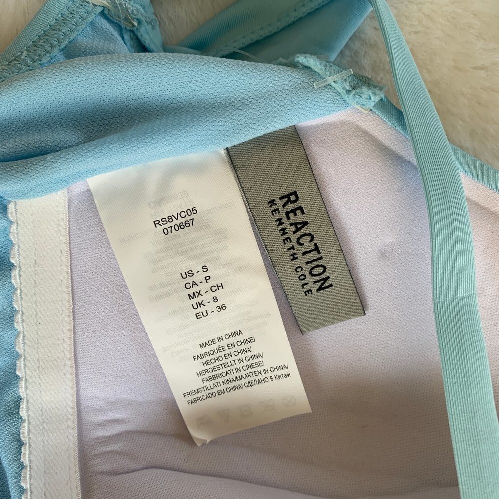 Kenneth Cole Off Shoulder Ruffle One Piece NEW - Picture 8 of 9
